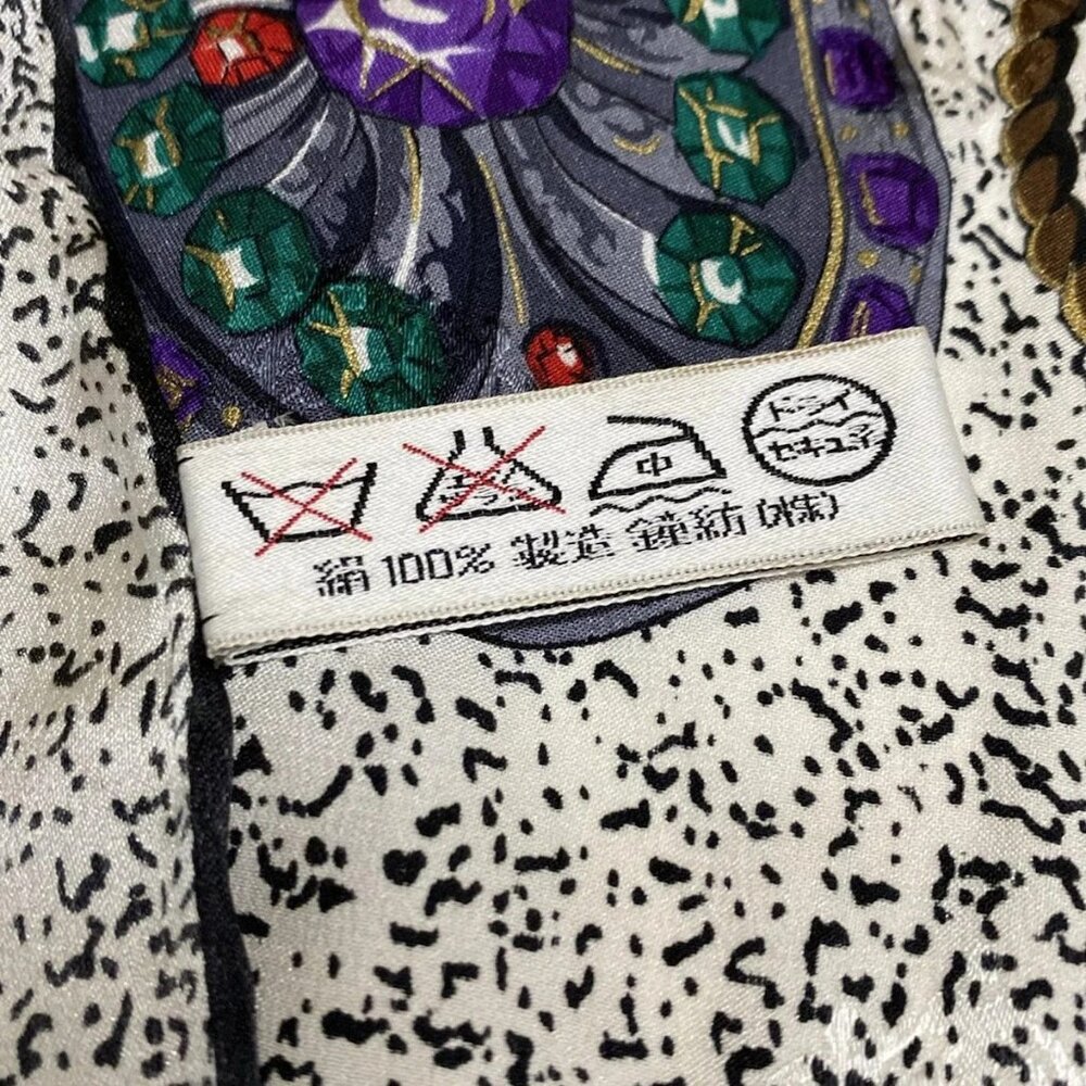 DIOR/ChristianDior - Red White Multi Scarf - Picture 3 of 5